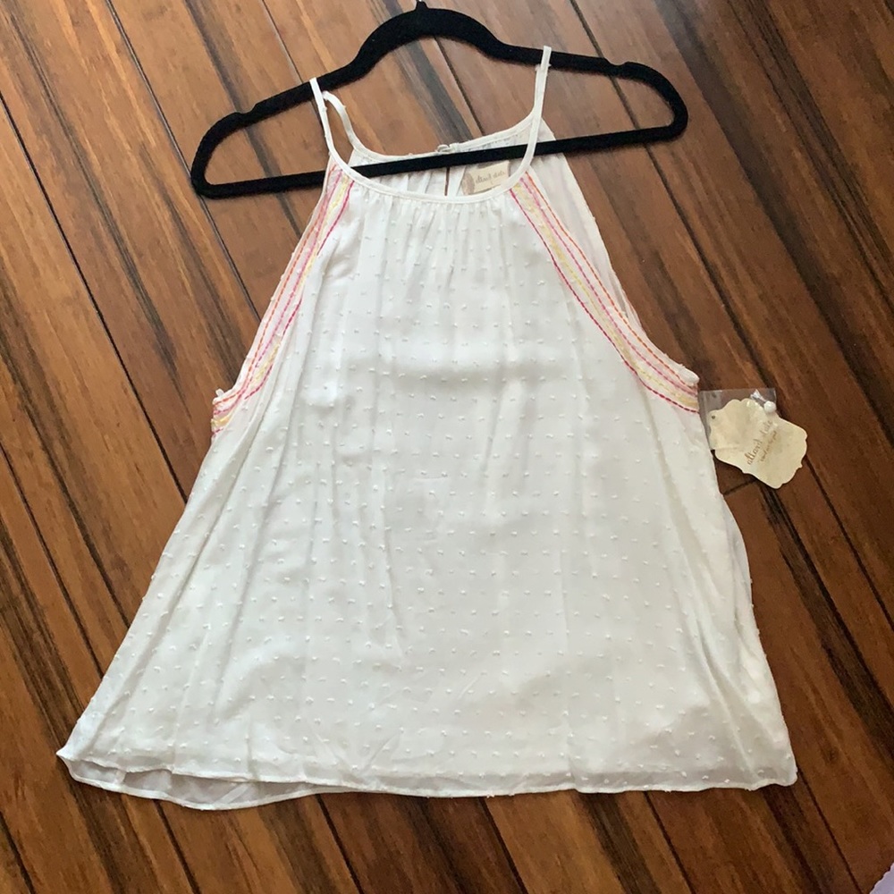 NWT Altard State Embroidered Halter Tank